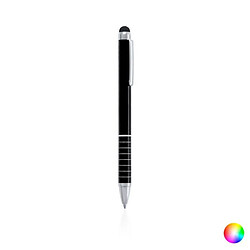 Totalcadeau Stylo en aluminium à plaque tournante avec stylet tactile Couleur - Fuchsia pas cher