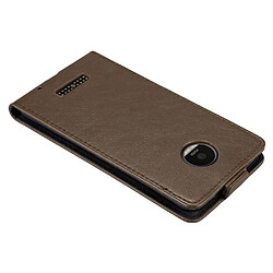 Acheter Cadorabo Coque Motorola MOTO Z Etui en Marron