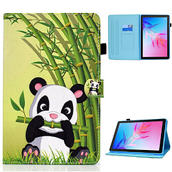 Etui en PU magnétique avec support pour Huawei Enjoy Tablet 2/MatePad T 10 9.7 pouces/T 10S 10.1 pouces/Pad X6 9.7 pouces - Panda