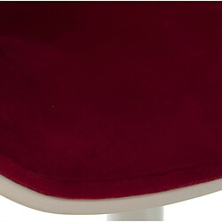 Acheter Chaise de Bureau Alexandra House Living Blanc Rouge Plaque Tournante