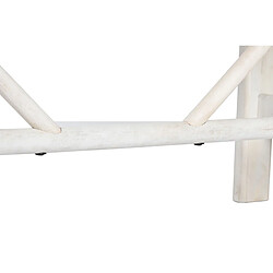 Acheter Pegane Table à manger, table de repas en bois de manguier coloris blanc - longueur 213 x profondeur 96 x Hauteur 76,50 cm