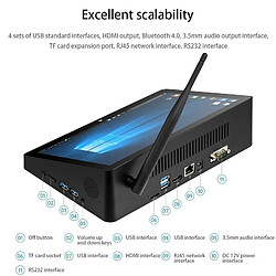 Yonis Mini PC Tablette Windows 10.1' 8GB 128GB 256GB Intel Quad Core 2.7GHz WiFi HDMI pas cher