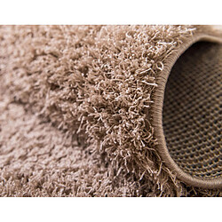 Acheter Hadorn Tapis shaggy 122x122 beige Luzern