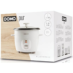 Acheter Cuiseur à riz 1.3l 536w avec panier vapeur blanc - DO9176RK - DOMO