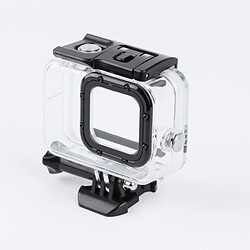 Wewoo Boitier étanche GoPro Pour GoPro HERO8 Noir 45m Boîtier de protection avec support de base et vis à boucle transparent