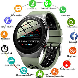 Universal Écran tactile à cercle complet Bluetooth Smartwatch IP67 Imperméable à l'eau Exercice Fitness Vitesse Smartwatch IOS | Smartwatch (vert)