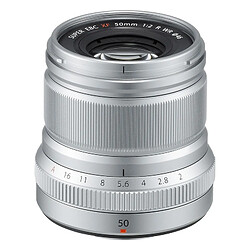 FUJIFILM Objectif FUJINON XF 50 mm f/2 R WR SILVER