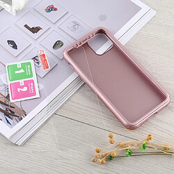 Wewoo Coque Rigide Pour iPhone 11 avec de protection en verre trempé or rose pas cher