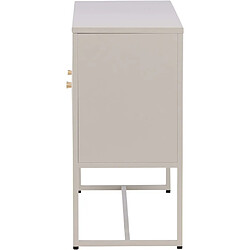 Avis Venture Home Buffet 3 portes en acier Malla beige.