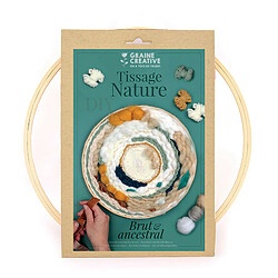 Graines Creatives Kit métier à tisser rond Nature