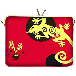 DIGITTRADE LS145-15 Lady Beetle Designer Notebook Sleeve Housse Pour Ordinateur Portable 15,4" jusqu'à 15,6" (39,1 - 39,6 cm) Large Néoprène Pochette Sacoche