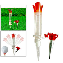 Acheter Le Golf En Plastique 3.35inch Tees Le Rouge Durable Incassable De Haute Performance De Long