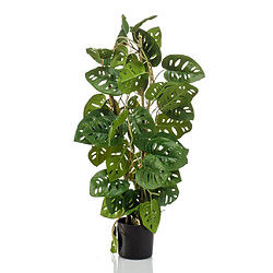 Emerald Monstera artificiel Monkey 75 cm en pot