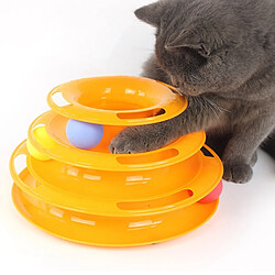 Universal Kitty, Kitty, Chat, Chat, Cat, Tower, Track, Disc, Kitty Smart Entertainment, Triple Disc, Cat, Ball, Entraînement, Tableau de loisirs | Cat Toy (orange)