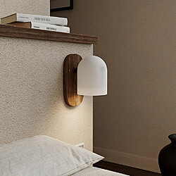 Avis ICONIK INTERIOR Applique Murale en Bois et Métal - Guee Marron