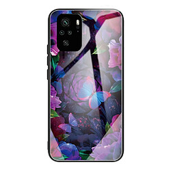 Coque en TPU anti-rayures motif papillons colorés pour votre Xiaomi Redmi Note 10 4G