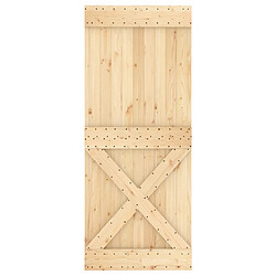 Acheter vidaXL Porte NARVIK 85x210 cm bois massif de pin