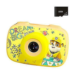 Universal 1080p Caméra numérique pour enfants, caméra HD Kidsï¼ˆyellowï¼ ‰