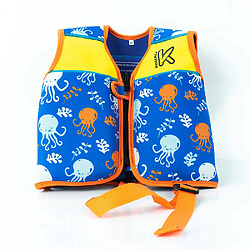 Devessport Gilet de natation pour bébé - Orange Pulp Print - Recommandé pour les enfants de 4 à 5 ans - KOHALA