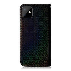 Avis Wewoo Housse Coque Pour iPhone 11 couleur unie boucle magnétique coloré étui en cuir PU avec titulaire et fentes cartes et portefeuille et lanière noir