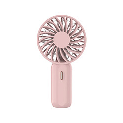 Mini Ventilateur 3 Vitesses de Vent Portable avec Corde Suspendue Mini Ventilateur Portatif pour la Maison-Rose