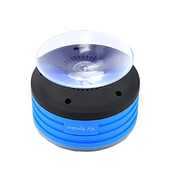 Acheter Wewoo Enceinte Bluetooth d'intérieur Mini Portable IPX7 Étanche V4.0 Haut-Parleur Stéréo Lecteur MP3 avec LED Colorée et Ventouse, Micro Intégré, Radio FM, Distance: 10m