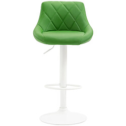 Avis Non Tabouret de bar Lazio simili cuir blanc