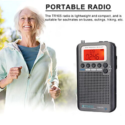 Avis Universal Air Band Radio Portable FM AM HF VHF Full Band Radio CB Receiver Digital Alarm Speaker with Extended Antenna