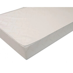 Alter Matelas orthopédique pour lit simple en mousse polyuréthane et revêtement coton, coloris blanc, 190 x 16 x 80 cm.