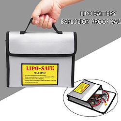 Protection batterie LiPo Antidéflagrant Fireproof Guard Safe Bag 215x165x45mm