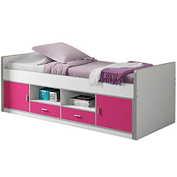 Avis Vipack BONNY Lit capitaine 90x200 Fuchsia sans sommier