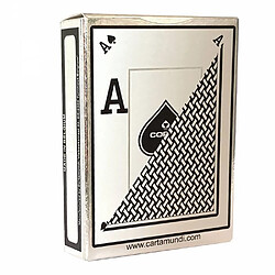 Avis Copag ""TEXAS HOLD'EM SILVER"" - jeu de 55 cartes 100% plastique - format poker - 4 index standards - 2 index jumbo