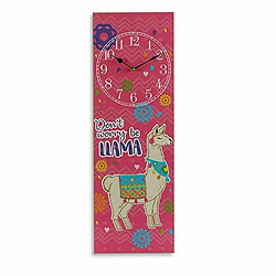 Avis Gift Decor Horloge Murale Lama (2,5 x 60 x 20 cm) (12 Unités)