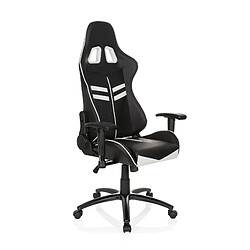 Avis Chaise gaming / Chaise de bureau LEAGUE PRO simili cuir noir / blanc hjh OFFICE