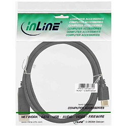 Alpexe Câble convertisseur InLine® DisplayPort vers HDMI noir 3m