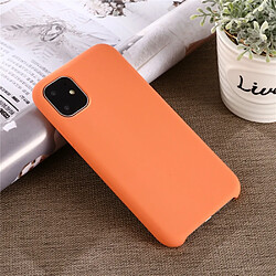 Wewoo Coque Souple Pour iPhone 11 antichoc en silicone liquide rouge melon