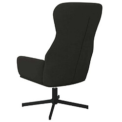 Maison Chic Chaise de relaxation | Fauteuil relax Noir Velours -GKD14809 pas cher