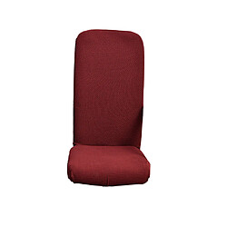 épaissir la housse de chaise confortable siège de bureau chaise pivotante slipcover bordeaux