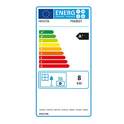 Poêle à bois acier 8kw anthracite - P948837 - INVICTA