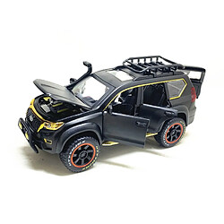 Universal Émulation élevée 1: 24 Toyota Prado SUV alliage modèle de voiture moulée sous pression modèle de collection de voiture jouets cadeaux pour enfants | Voitures jouets moulées sous pression(Le noir)