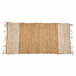 Gift Decor Tapis Noir Naturel Rayures 70 x 1 x 140 cm (8 Unités)