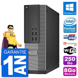 PC Dell OptiPlex 7020 SFF Intel G3220 RAM 8Go Disque Dur 250Go Windows 10 Wifi - Occasion