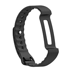 Bracelet de remplacement en silicone pour montre intelligente Huawei Honor A2 noire