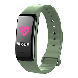 Wewoo Bracelet connecté Smartwatch Fitness Tracker Smartband écran IPS 0,96 pouces, IP67 étanche, mode Sports de soutien / pression artérielle / moniteur de sommeil / de fréquence cardiaque / de fatigue / rappel sédentaire vert