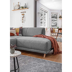 Bestmobilier Bella - canapé d'angle L convertible - 5 places - avec coffre - droit pas cher