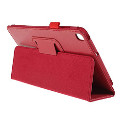 Acheter Etui en PU rouge pour votre Samsung Galaxy Tab A 8.0 Wi-Fi (2019) SM-T290