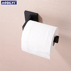 Avis Universal Porte-papier toilette noir mat Suspension de rouleau de tissu en acier inoxydable 304 Porte-papier toilette Porte-papier toilette (noir)