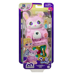 Polly Pocket - Coffret transformable Lapin, avec mini-poupée Polly, figurine de lapin et surprises - Mini-Poupée - Des 4 ans pas cher