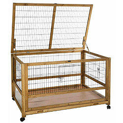 Kerbl Cage de petits animaux pour espace intérieur 116x75x70 cm Bois