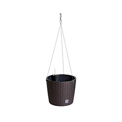 Pot de fleurs avec insert à suspendre Prosperplast Rato Round umbra 6,5L